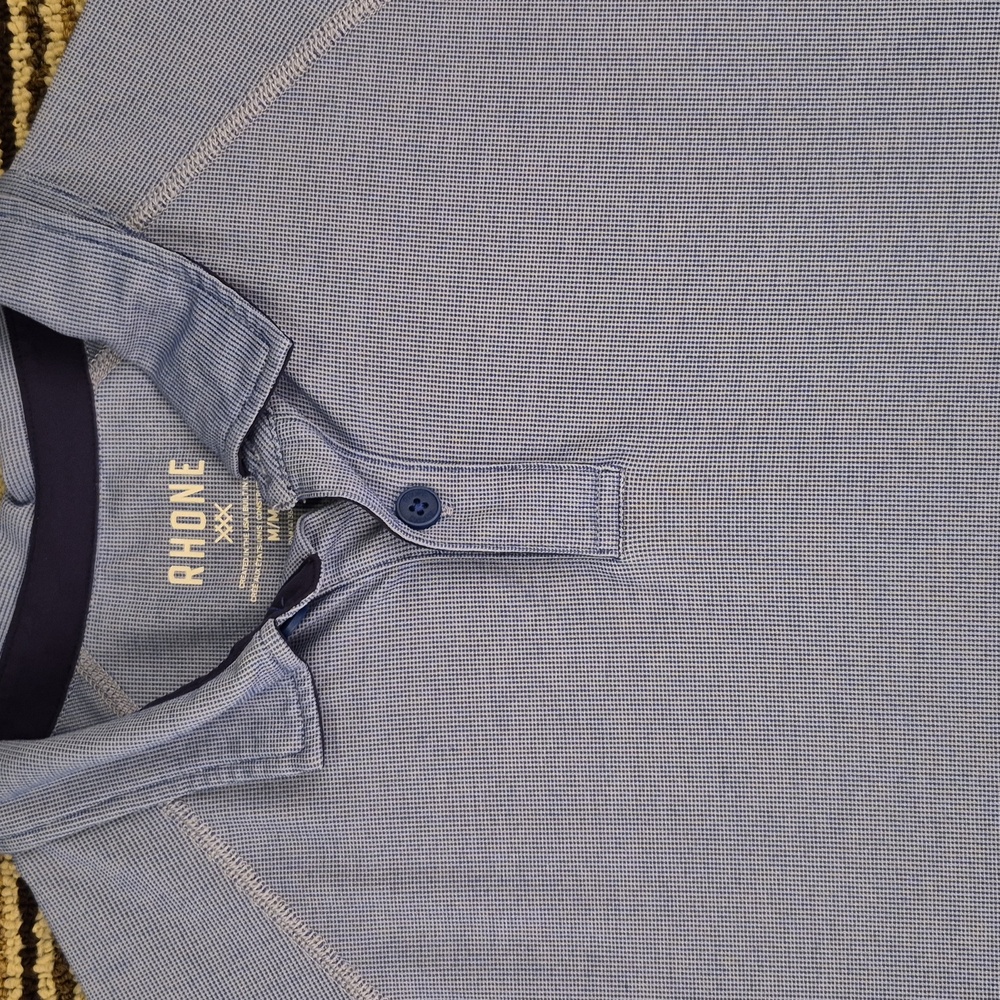 Rhone Light Blue Medium Polyester Blend Mens Athl… - image 1